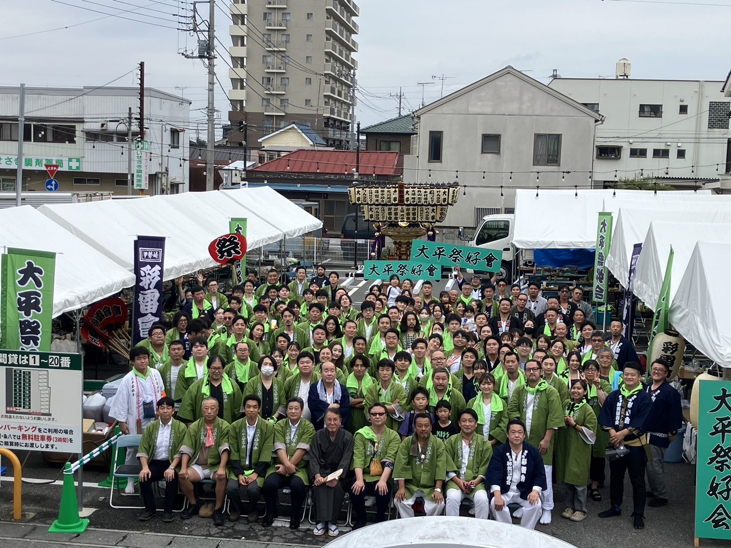 伊勢崎祭りに神輿参加しました！